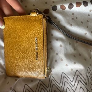 Michael Kors Metallic Gold Wristlet